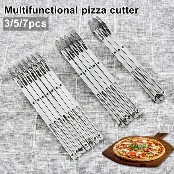 Pastry Cutter Stainless Steel Expandable 3/5/7 Wheel Bread Slicer Dough Divider